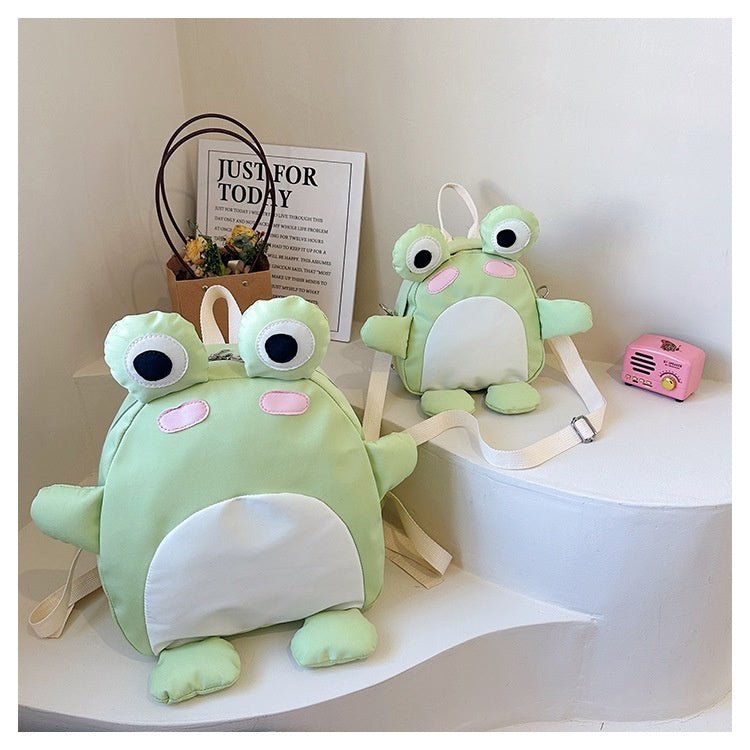 Cute Cute Cartoon Frog Backpack