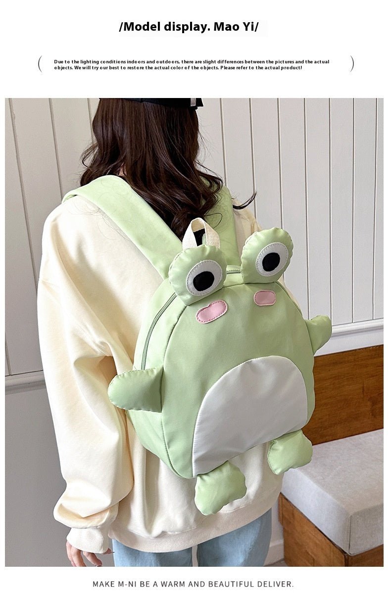 Cute Cute Cartoon Frog Backpack