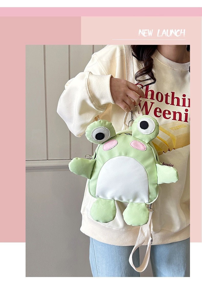 Cute Cute Cartoon Frog Backpack