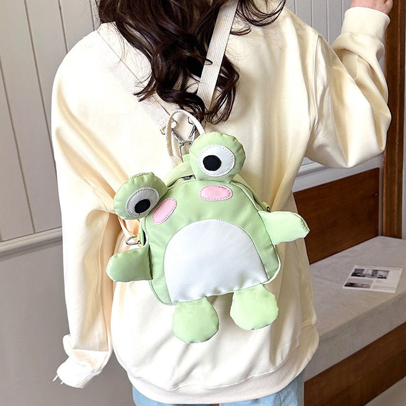 Cute Cute Cartoon Frog Backpack