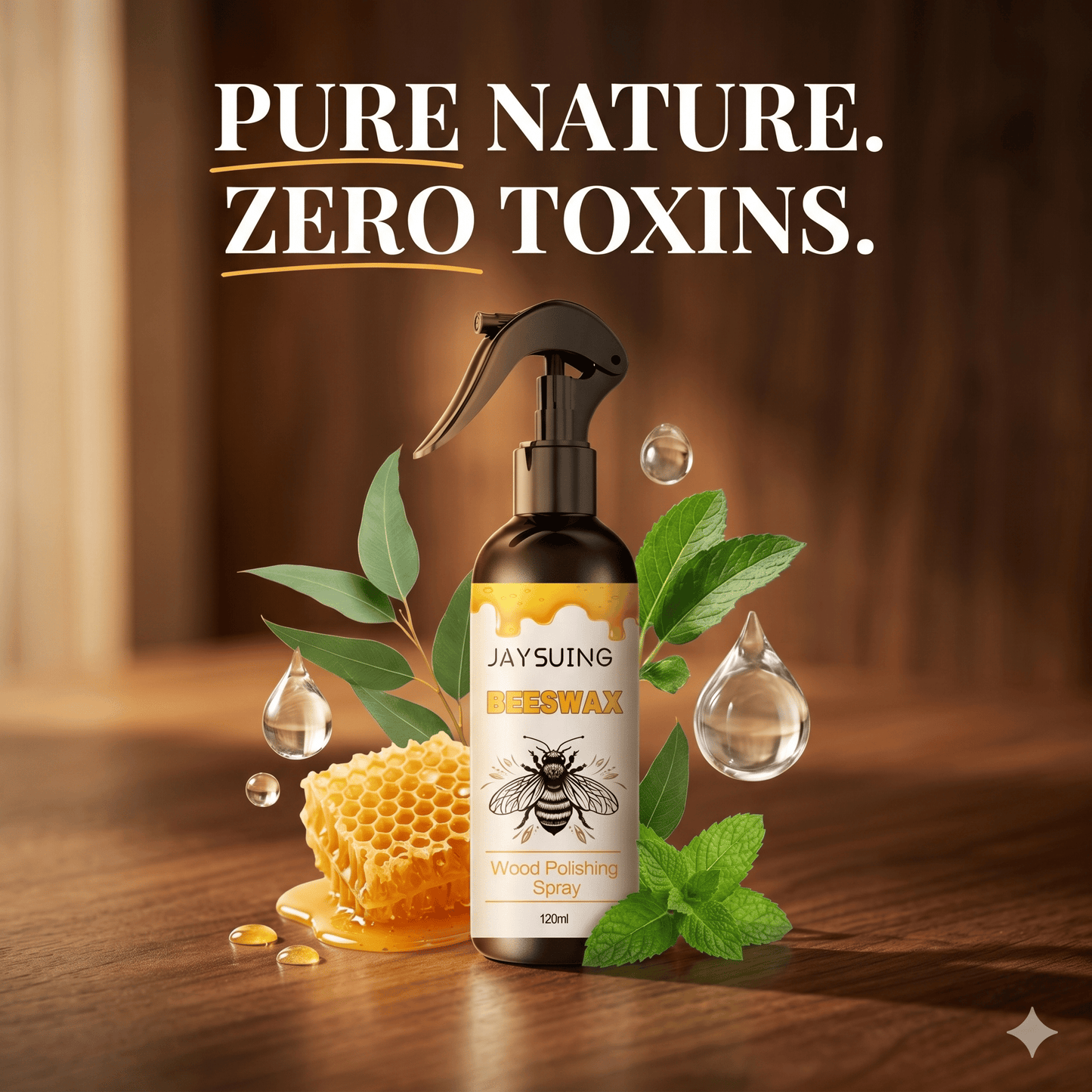 🔥Limited Time 66% Off✨🪵Beeswax Wood Polishing Spray