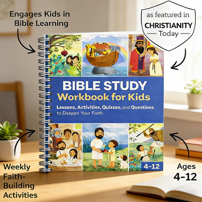 🔥Buy 2 Save 10%🔥Bible Study Workbook for Kids Notebook