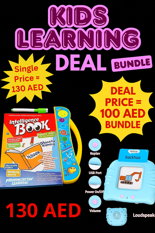 Kids learning Book and Flash cards Bundle deal
