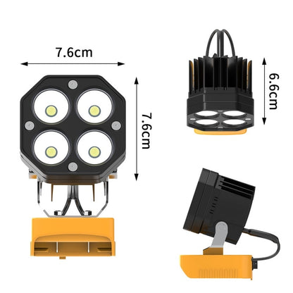 Portable outdoor LED work light