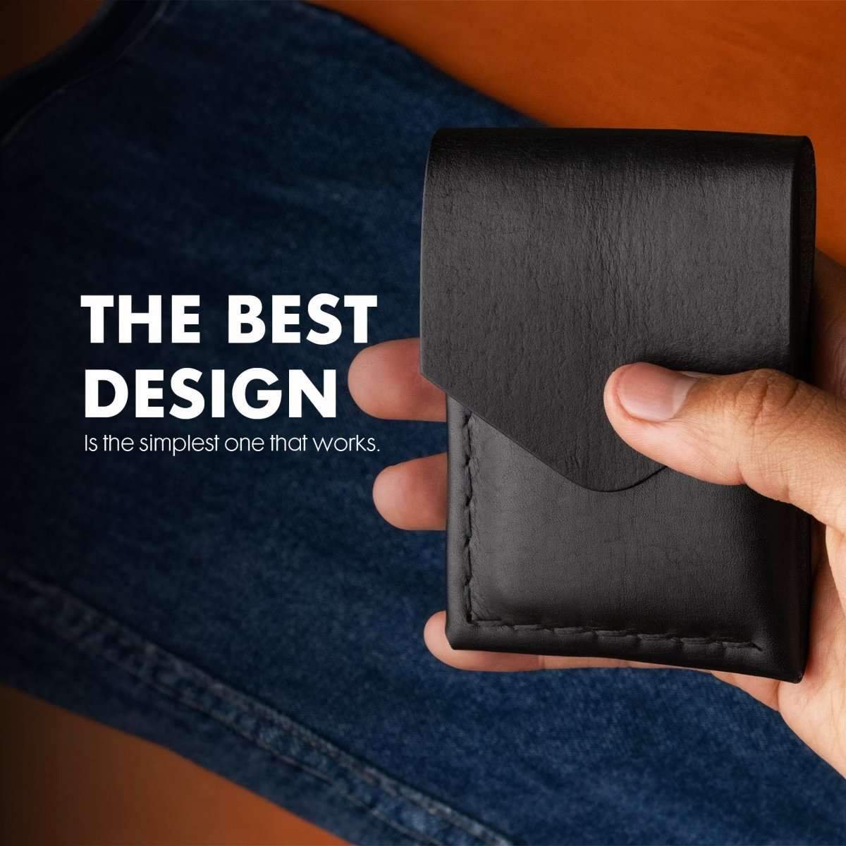 Minimalist Design Genuine Leather Wallet
