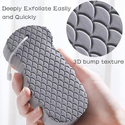 Magic Exfoliating Bath Spongeonge,3D Super Soft Exfoliating Bath Sponge, Skin Friendly and Reusable for Adults Children and Pregnant Women