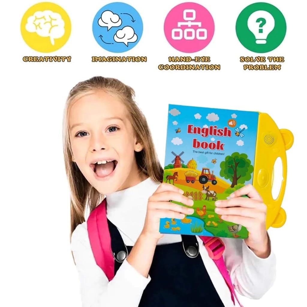 Early English Education Audiobook for kids | Kids Intelligence Book with Music|