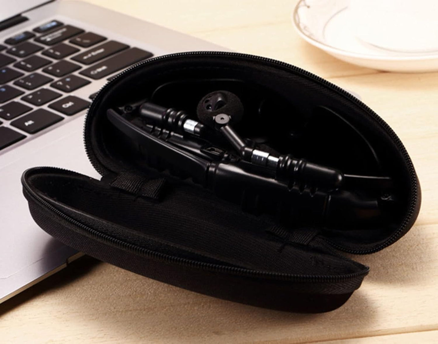 Wireless Glasses Headset - Hands-Free Call And Listen to Music, Volume Control, Built-In Microphone, Glasses Headset 2-In-1