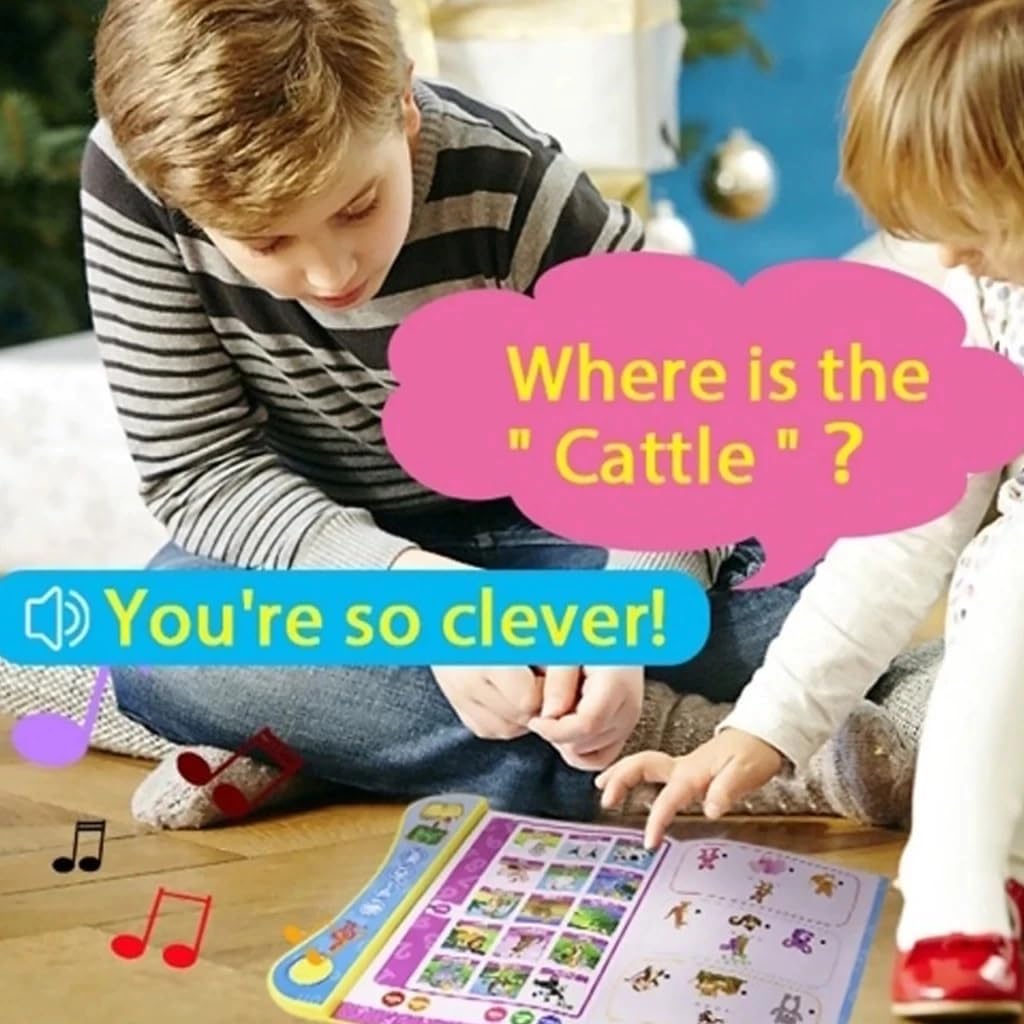 Early English Education Audiobook for kids | Kids Intelligence Book with Music|