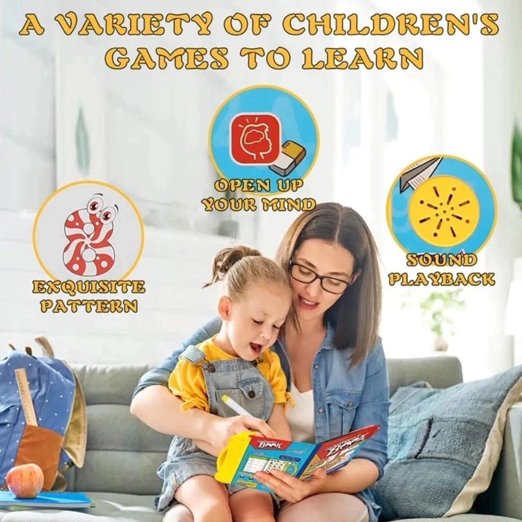 Early English Education Audiobook for kids | Kids Intelligence Book with Music|