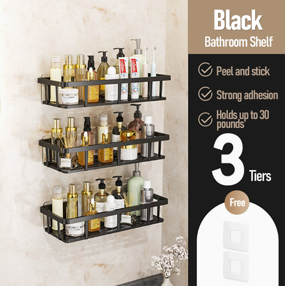 Triangle Shower Caddy Drill Free Wall MountShower Organizer(3 PCS)