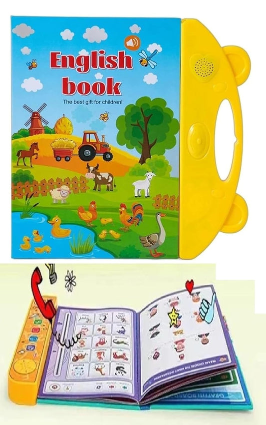 Early English Education Audiobook for kids | Kids Intelligence Book with Music|
