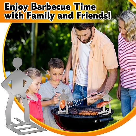 🍖Outdoor prankster Stainless Steel BBQ Sausage Holder-Buy 1 Free 1