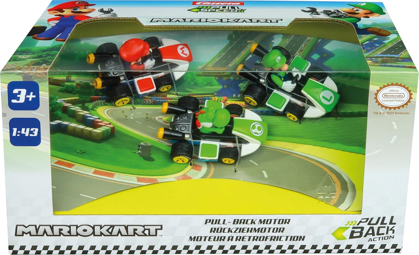 Super Mario Kart Tripple Pack : PULL N SPEED