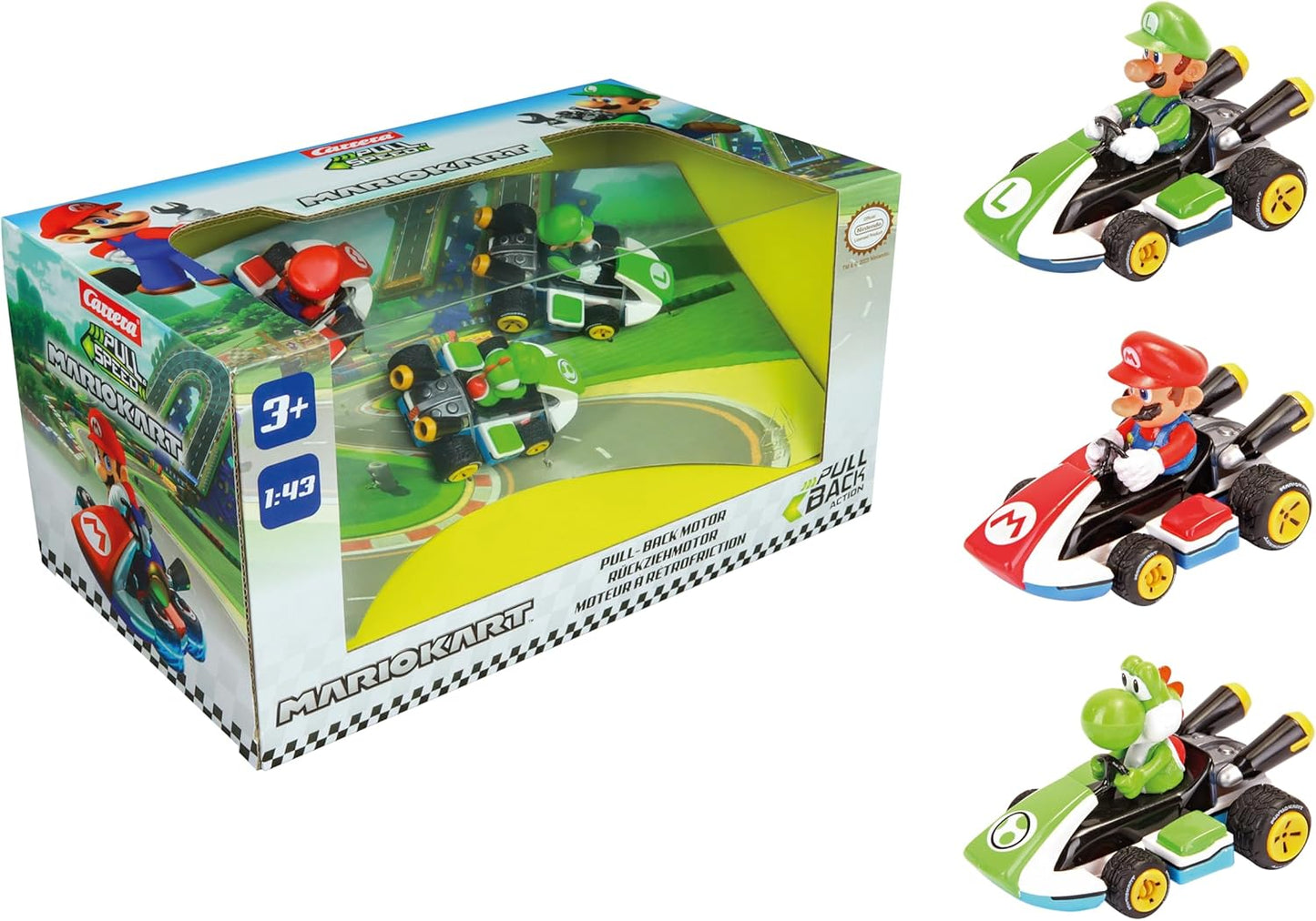 Super Mario Kart Tripple Pack : PULL N SPEED