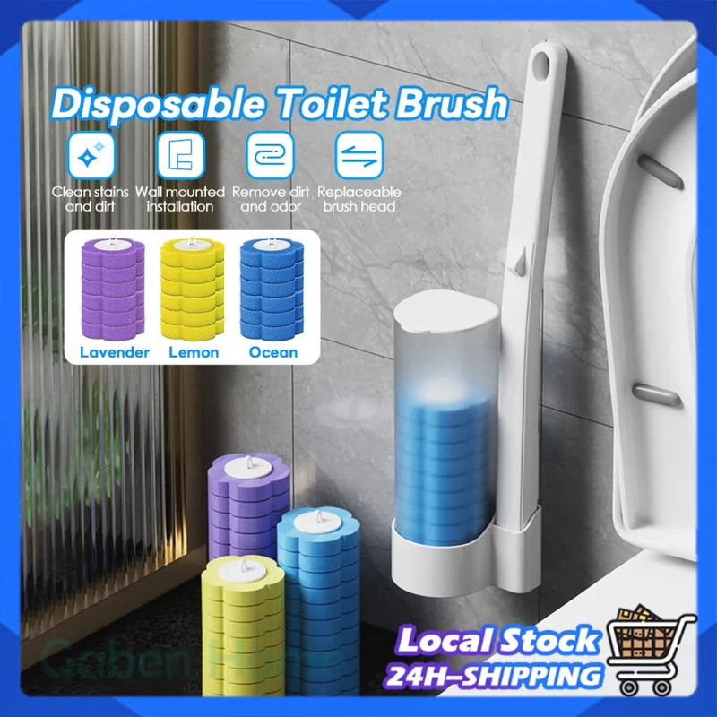 💥50K+ SOLD!🚽💦Hands-Free Cleaning Gadget🧽Disposable toilet cleaning tool💦 detail view