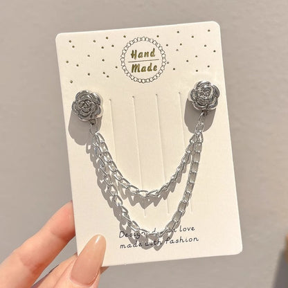 🔥2026 New Magnetic Chain Buckle for Pants Hem Fixing, Anti-Dragging, Clothing Shortening, and Decorative Hem Clips