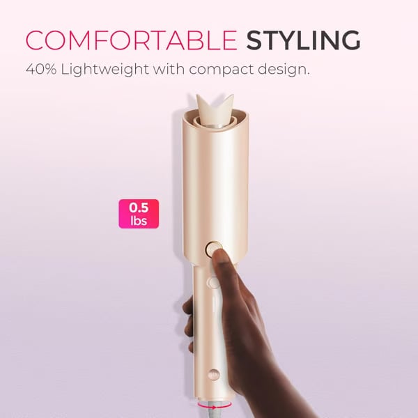 Free Shipping 🔥Automatic Rotating Curling Iron - Upgraded Long Barrel Curling Wand for Long Hair