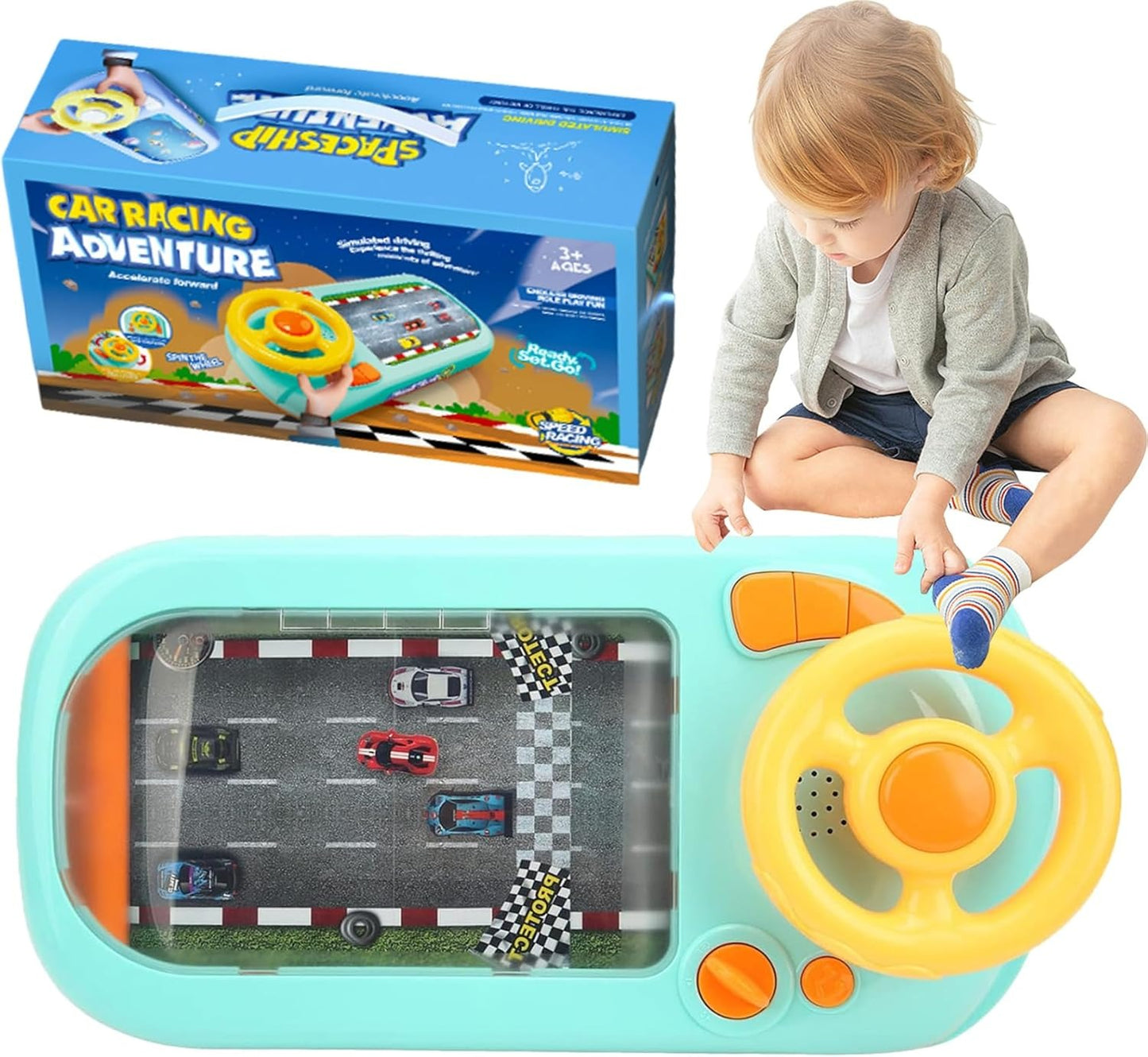 Car Steering Wheel Toy Game
