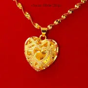 Gold 18k Heart Necklace for Women