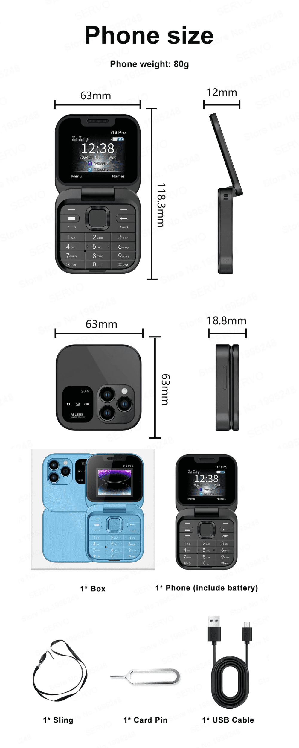 Mini Foldable Phone