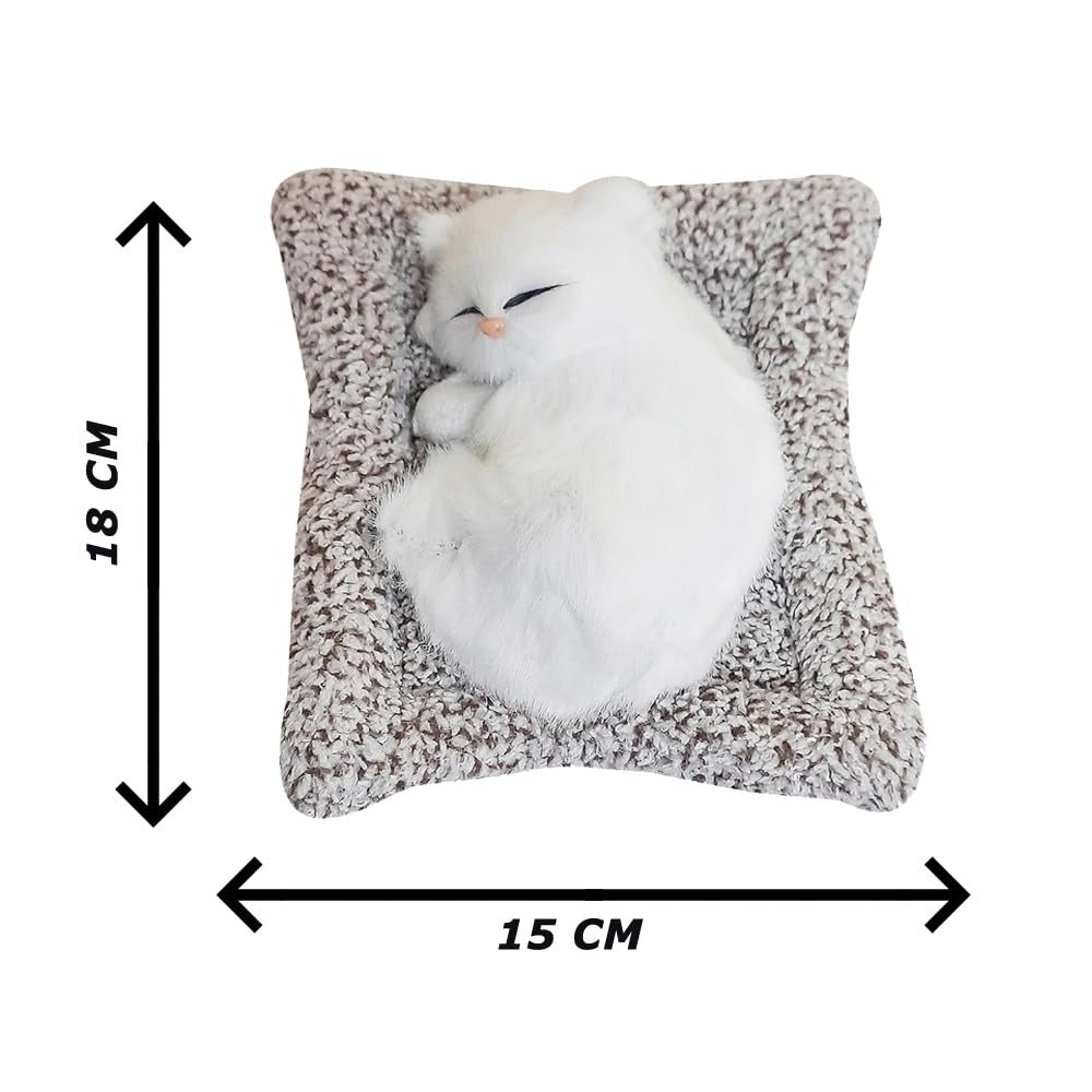 Sleeping Cute Cat for Car Dashboard and Home Decor with Activated Carbon
