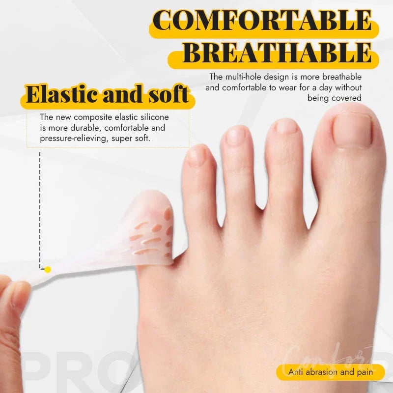 🔥Silicone anti-friction toe protector detail view