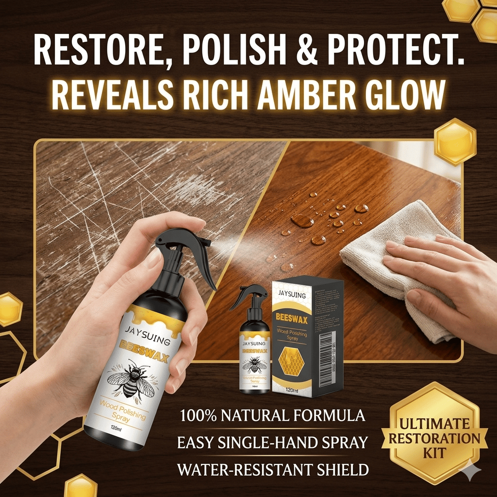 🔥Limited Time 66% Off✨🪵Beeswax Wood Polishing Spray