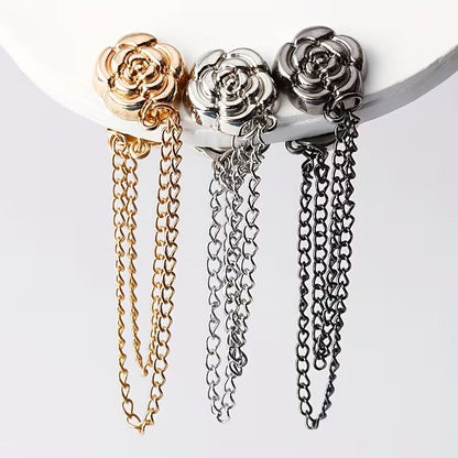 🔥2026 New Magnetic Chain Buckle for Pants Hem Fixing, Anti-Dragging, Clothing Shortening, and Decorative Hem Clips