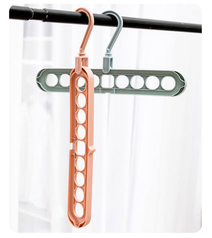 9-in-1 Space Saver! – Rotating Windproof Clothes Organizer (2pcs)