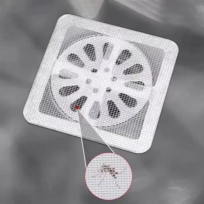 🚿 80 Pcs Disposable Bathroom Drain Hair Catcher Sheets