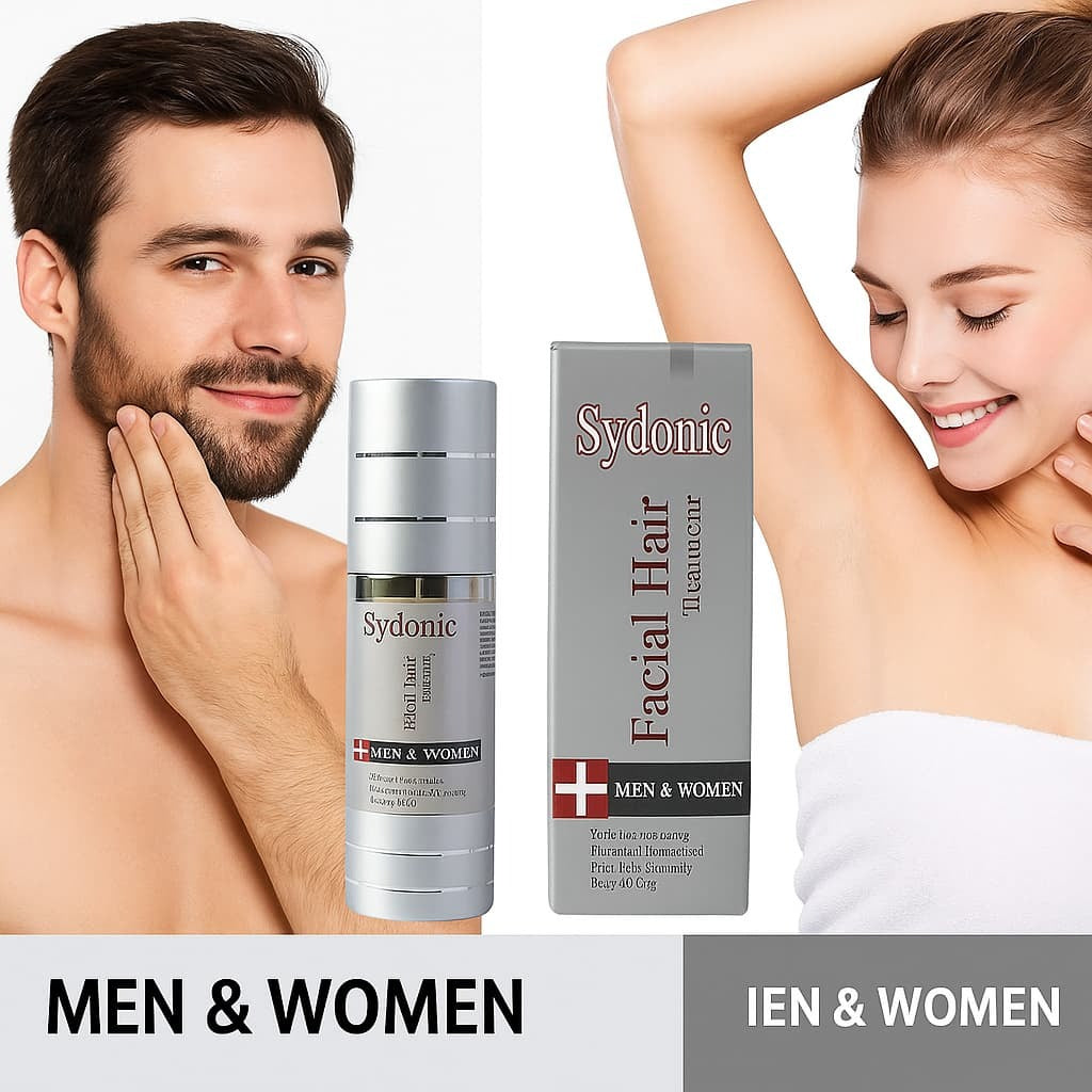 Sydonic Permanent Hair Removal Cream – For Face, Body, and Sensitive Areas | Dermatologist-Tested Solution