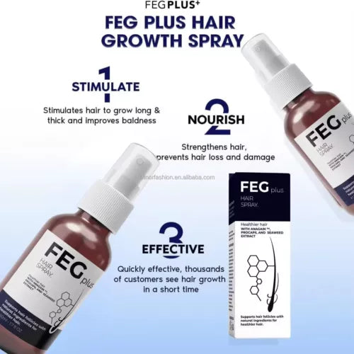 FEG Hair Growth Spray + Derma Roller