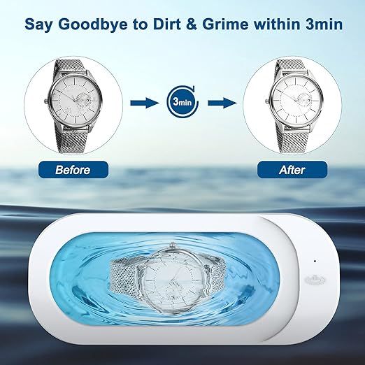 Ultrasonic Cleaner for Glasses, Jewelry & Watches